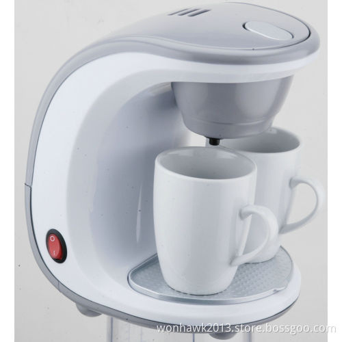 2014 New Coffee Maker Anti-Drip 2 Cups Coffee Maker GS, CE, RoHS